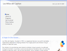 Tablet Screenshot of losninosdelcapitan.com